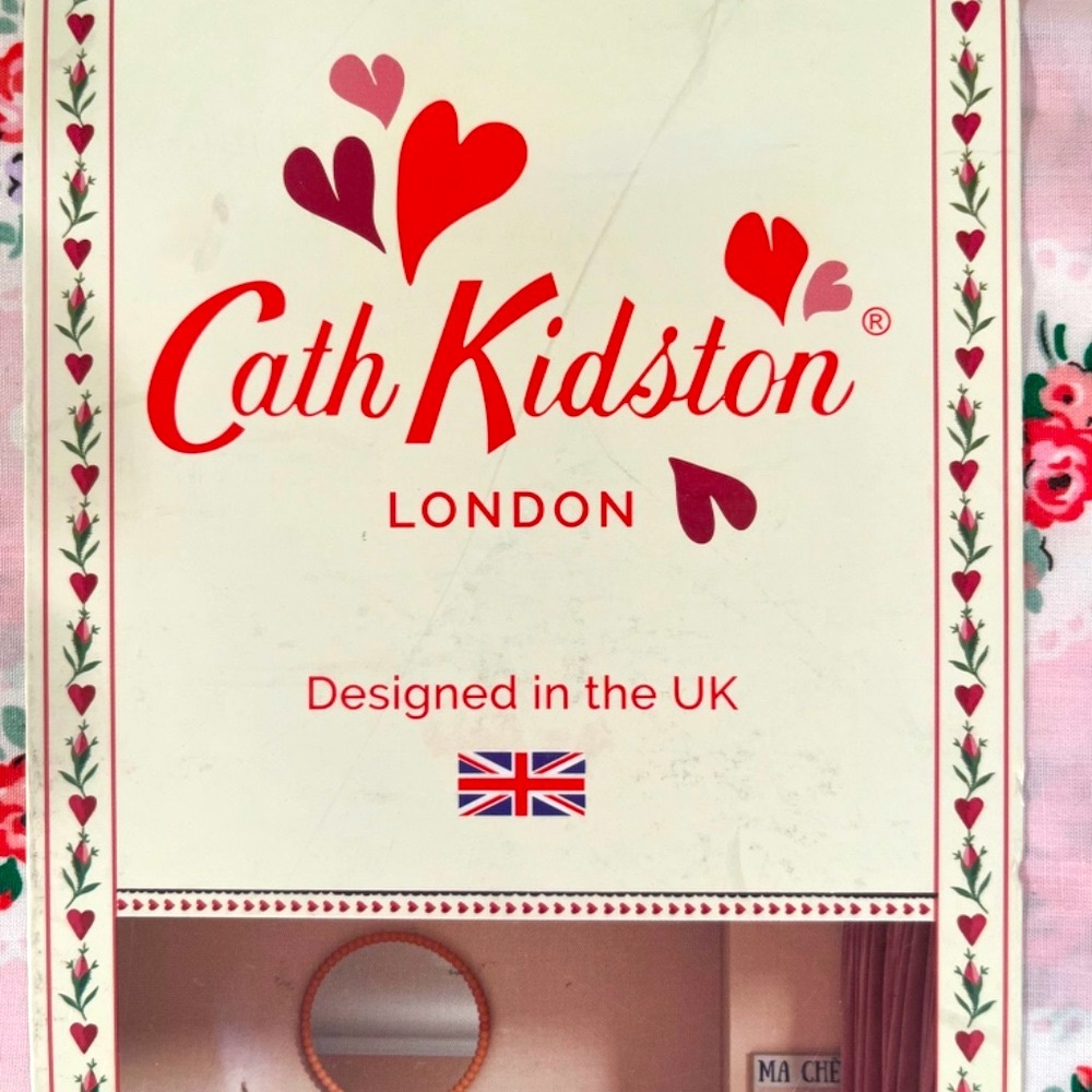 Cath Kidston "Twin Sheet Set in Lace hearts on Pink" NWT - Picture 4 of 7